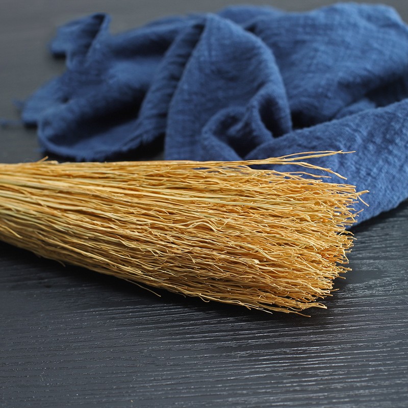 Natural Straw Wok Brush Wok Cleaning Brush details Picture