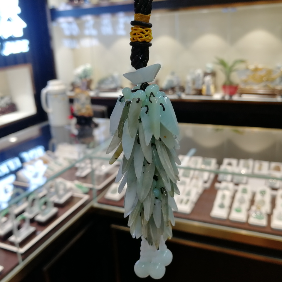 宝磊玉器天然翡翠A货珠宝玉石挂件吊坠配饰车饰包挂