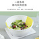 S39-8709自带搅拌勺沙拉碗家用塑料纯色圆形蔬菜水果碗厨房零食碗产品图