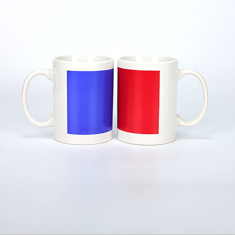 Personalized diy heat transfer cups, blank coating cups, white partial color-changing cups wholesale Application Scenario