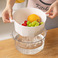 Y24-6235创意厨房沥水洗菜篮家用双层洗菜盆水果蔬菜清洗沥水篮产品图
