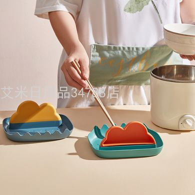 灶台接水锅盖架 厨房台面防油盘放锅盖砧板收纳架锅铲汤勺置物架
