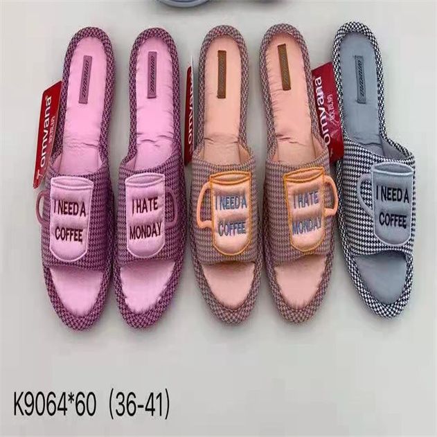 Home cooling slippers for women, summer indoor cartoon for men, home soft-soled bathroom for bathing, home outdoor wearing slippers for couples 62