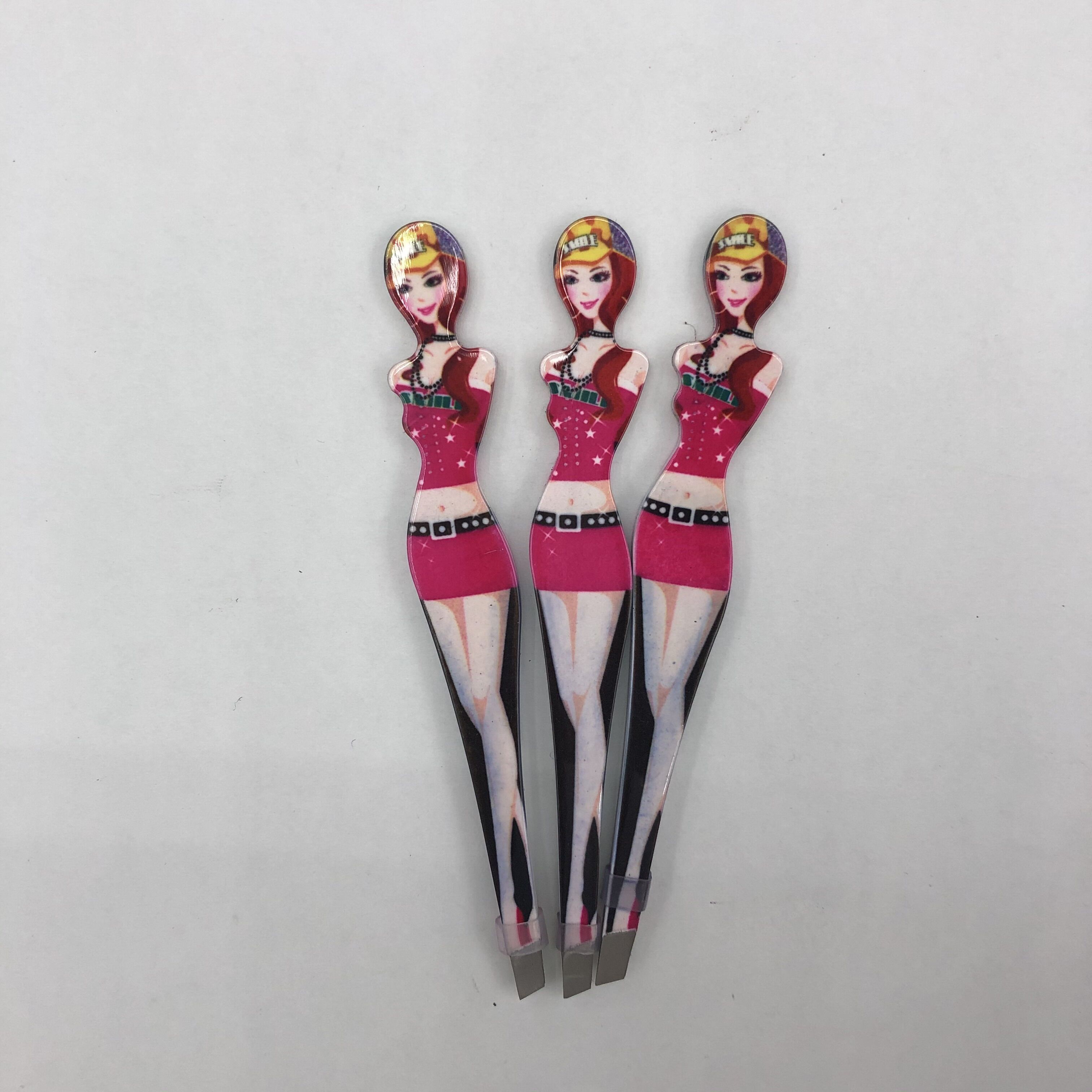 Practical tweezers Stainless steel eyebrow clip Eyebrow clip Shaving eyebrow clip Shaving knife plucking eyebrow clip plucking eyebrow clip plucking beard tweezers details Picture