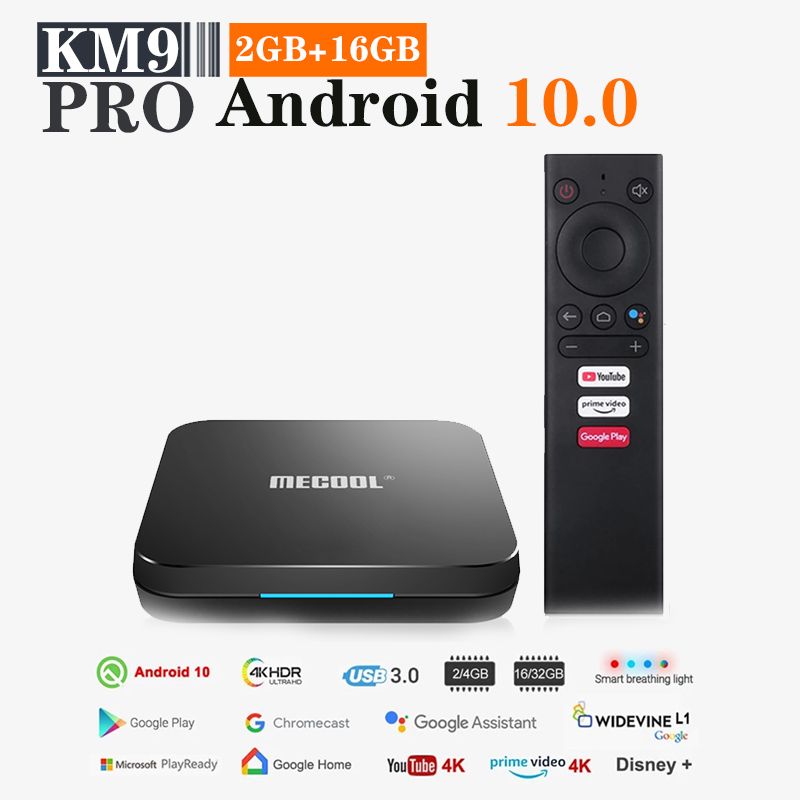 MECOOL KM9 PRO TV set-top box Amlogic S905X2 Android 10.0 tv box