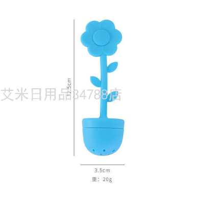 Tea infuser silicone leaf tea leak silicone tea bag tea set Creative silicone tea infuser gift tea filter