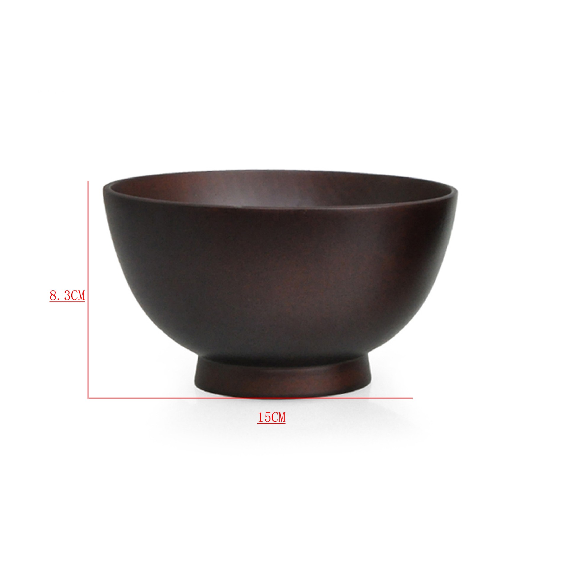 Wood Leaf Soup Bowl full figure
