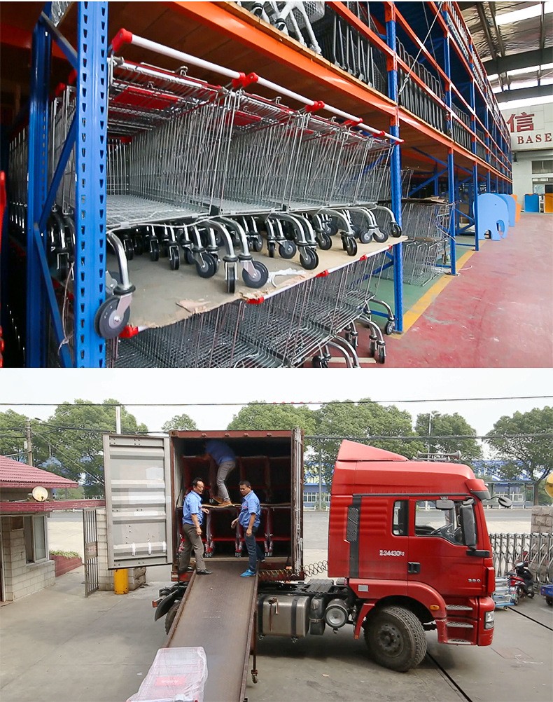 超市购物车供应亚式出口购物车 款式定制超市手推车详情15