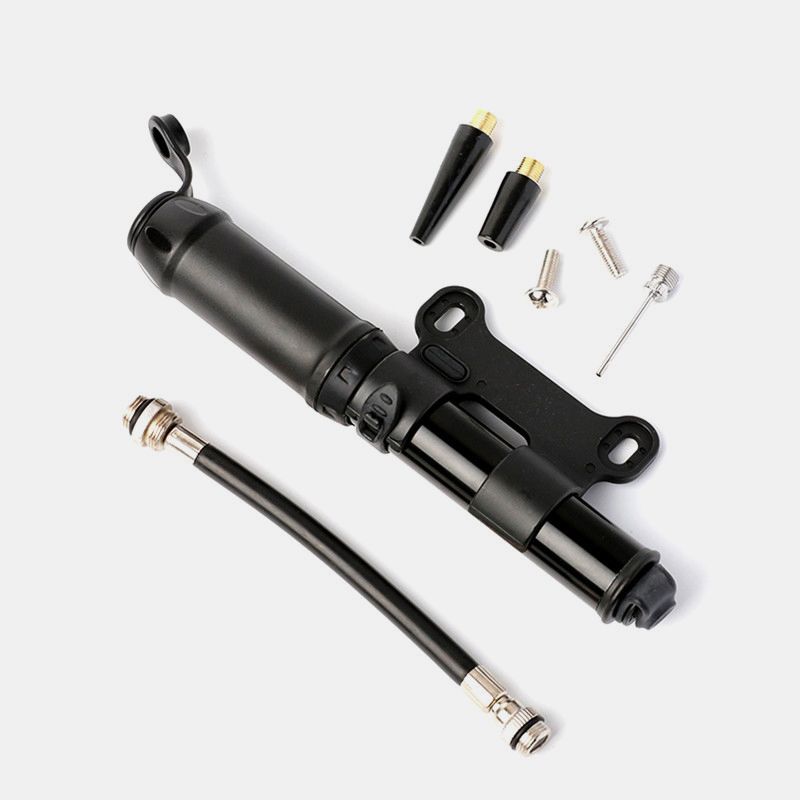 210915 Aluminum alloy electric motorcycle mountain bike high pressure pump portable small mini air pump bike