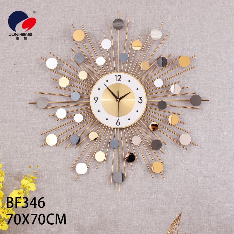 Watch living room home fashion hanging watch living room wall free of personality atmosphere simple quiet decorative hanging watch