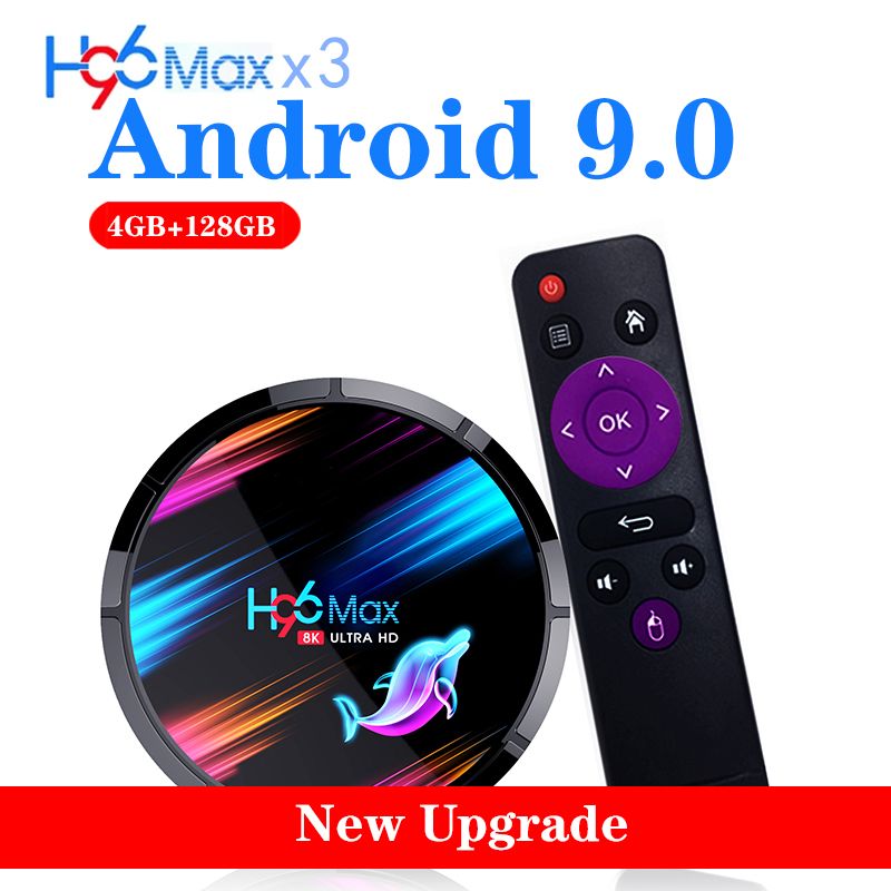 H96max X3 S905X3 tv box x96 Web player h96 max top box tv box