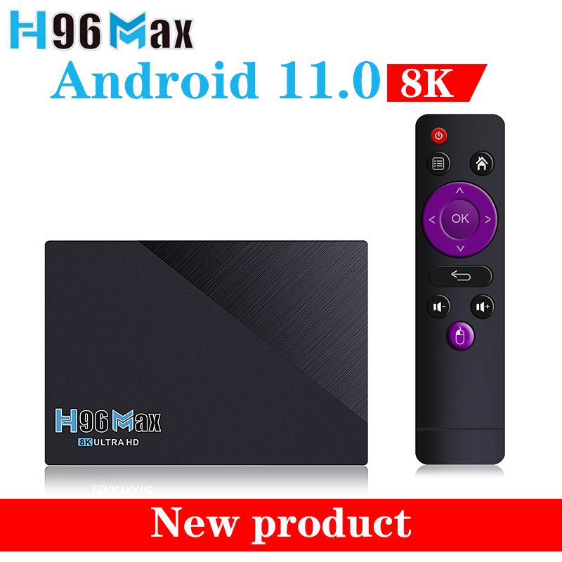 H96 Max TV box RK3566 Four nuclear Double wifi Bluetooth 4.0 Android 10.0 TV set-top box