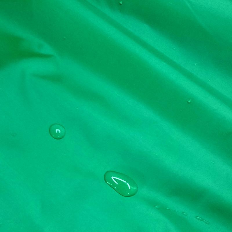 厂家直销190TD涤塔夫加密PU防水帐篷布雨伞布气模布深绿色图