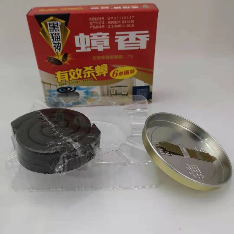Black cat God kill cockroach incense 6 trays effective kill cockroaches