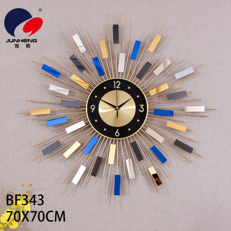American wall clock living room creative modern simple Nordic clock personality entrance fashion luxury network red decorative clock