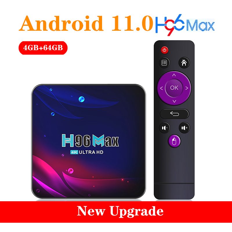 H96 MAX V11 TV box Android 11.0  RK3318  4khd Bluetooth  TV set-top box thumbnail