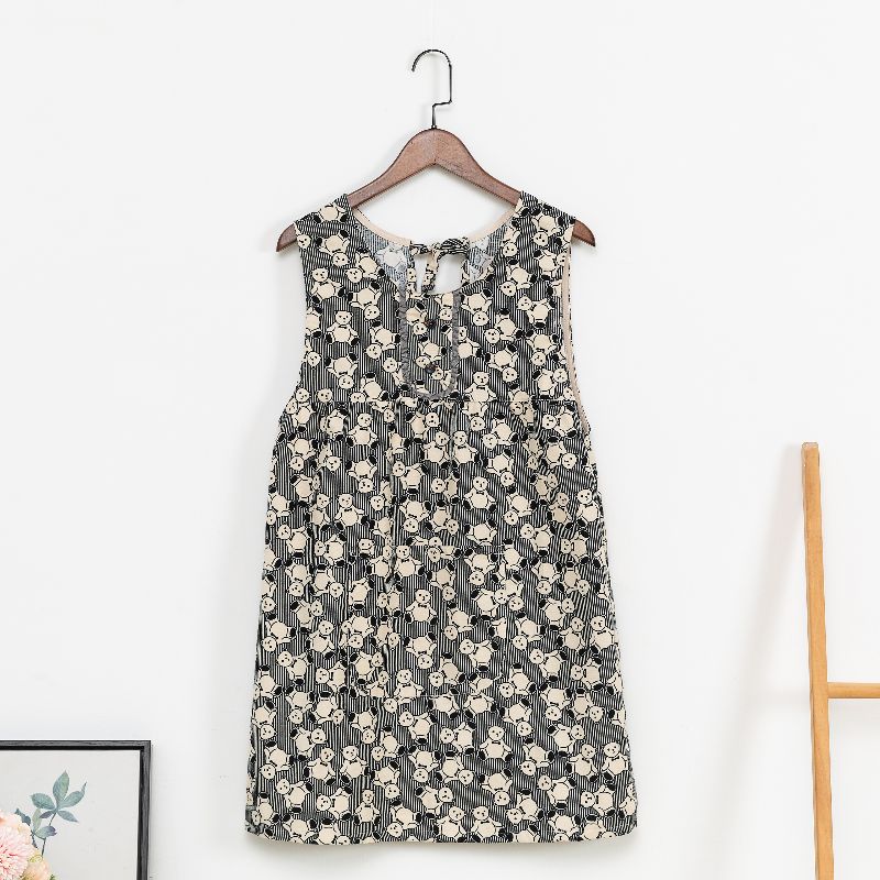 Teddy Bear Vest Household Kitchen Waterproof Oil Apron Korean Version Can Still Wipe Hands Item Picture