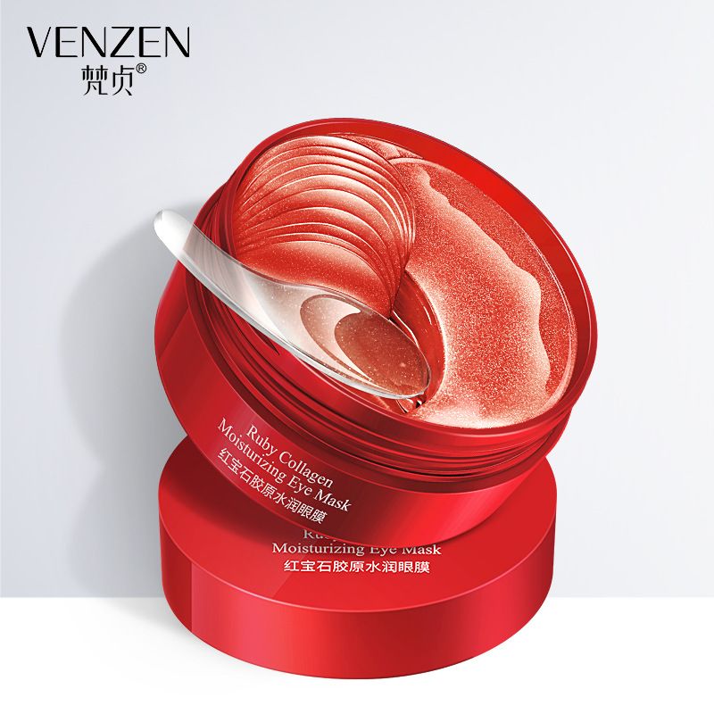 Vanzhen Ruby Collagen moisturizing eye mask gently refreshing soothing eye moisturizing eye mask adhesive eye care