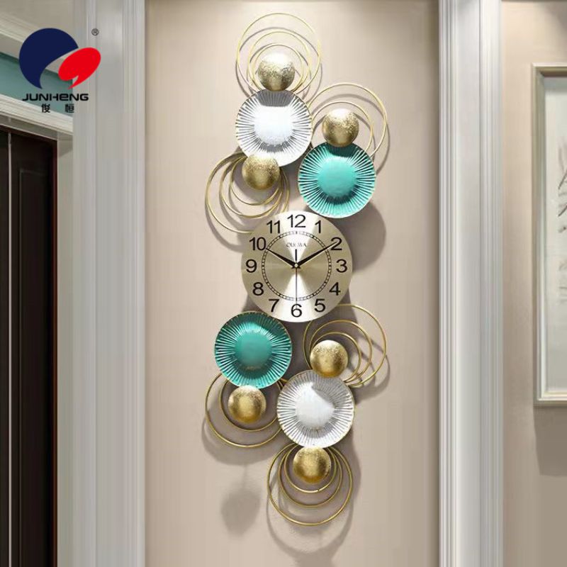 轻奢挂墙艺术挂钟客厅家用钟表现代创意装饰网红表美式个性时钟详情10