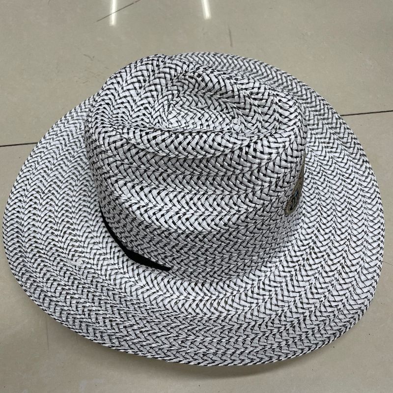 Papyrus Men's Hat Outdoor Casual Fashion Beach Sunscreen Fan Eye Pattern By Standard Cowboy Hat Application Scenario