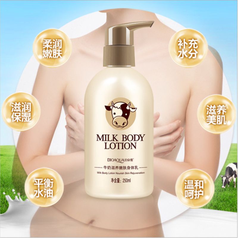 Boquanya Milk Body Lotion Lotion Body Care Application Scenario