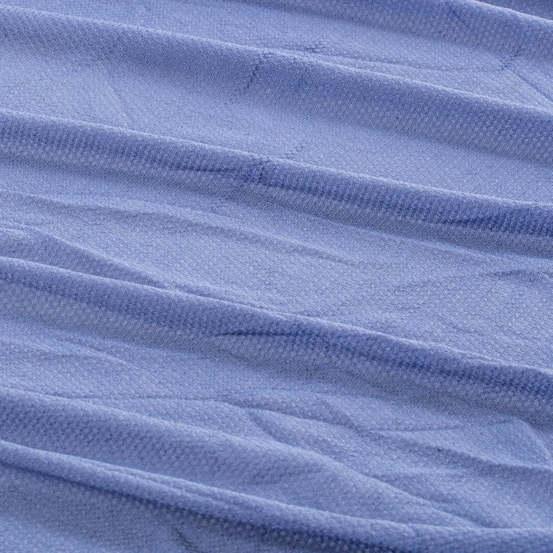 75D/36F elastic, breathable, soft, skin-friendly, anti-wrinkle, in stock, nylon bubble mesh knitted jacquard underwear T-shirt, nylon fabric honeycomb fabric Item Picture