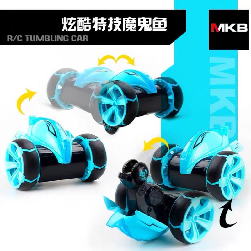 Devil rays cool stunt car handle control remoto inalámbrico dumper spinning jump day juguetes para niños nueva llegada Specification image