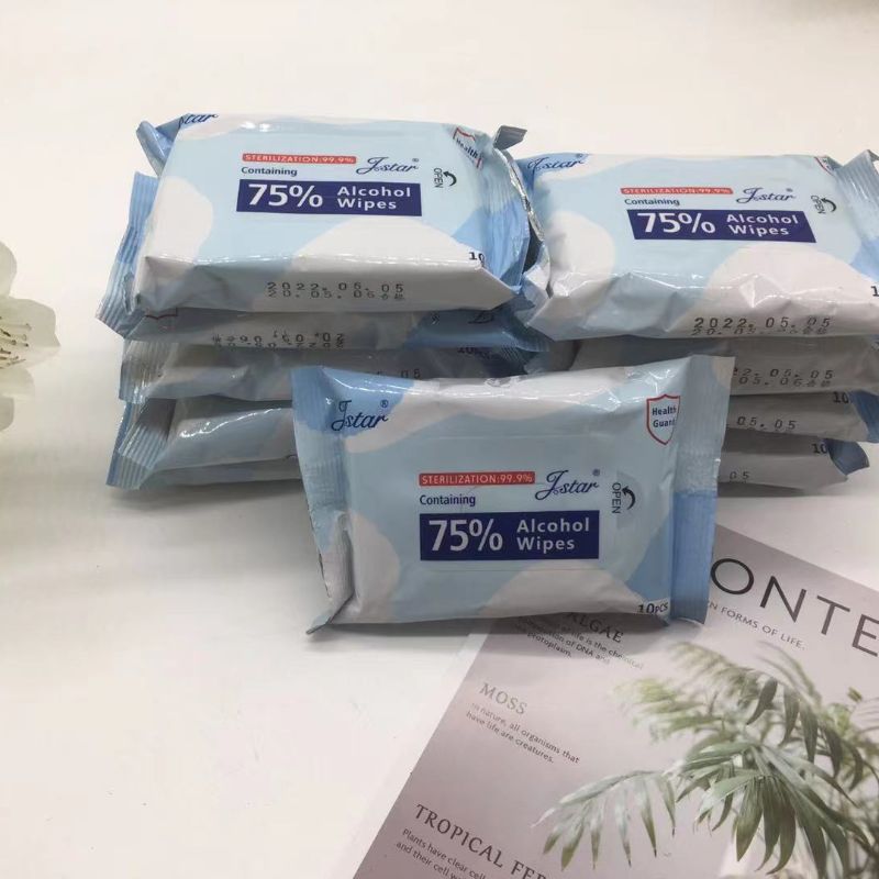 5 packs of alcohol-based disinfectant wipes, 10 packs of English version sterilizing and disinfecting wipes, disposable portable wet wipes wholesale. Order one for 5 packs with shipping details Picture