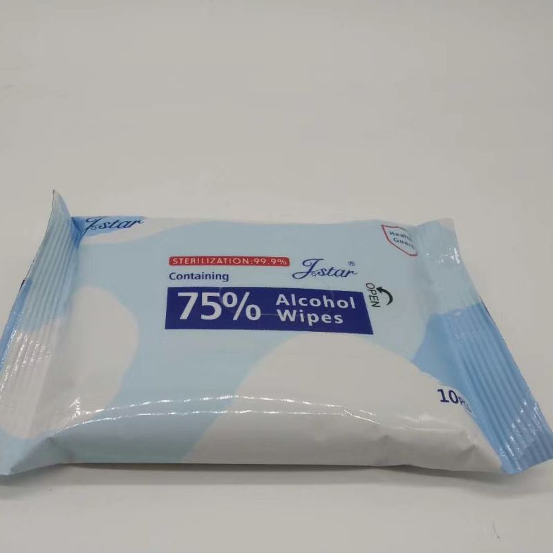 5 packs of alcohol-based disinfectant wipes, 10 packs of English version sterilizing and disinfecting wipes, disposable portable wet wipes wholesale. Order one for 5 packs with shipping Application Scenario