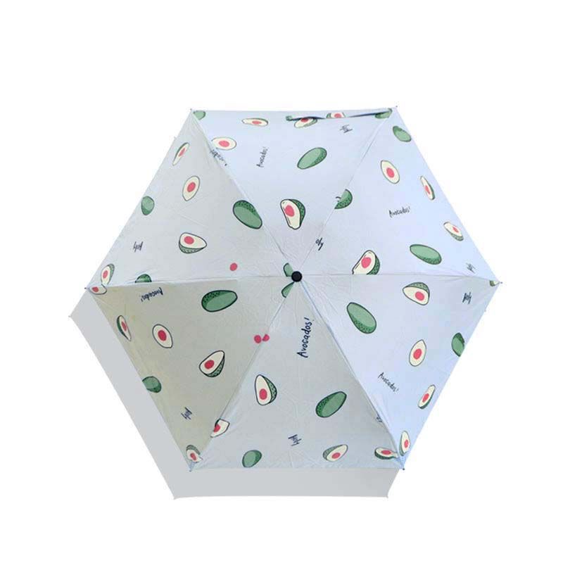 Yiwu's century-old Tongzhou Umbrella Industry offers 50% off small umbrellas, pocket umbrellas, convenient to carry, small sun umbrellas, 5019 fruit Fun details Picture