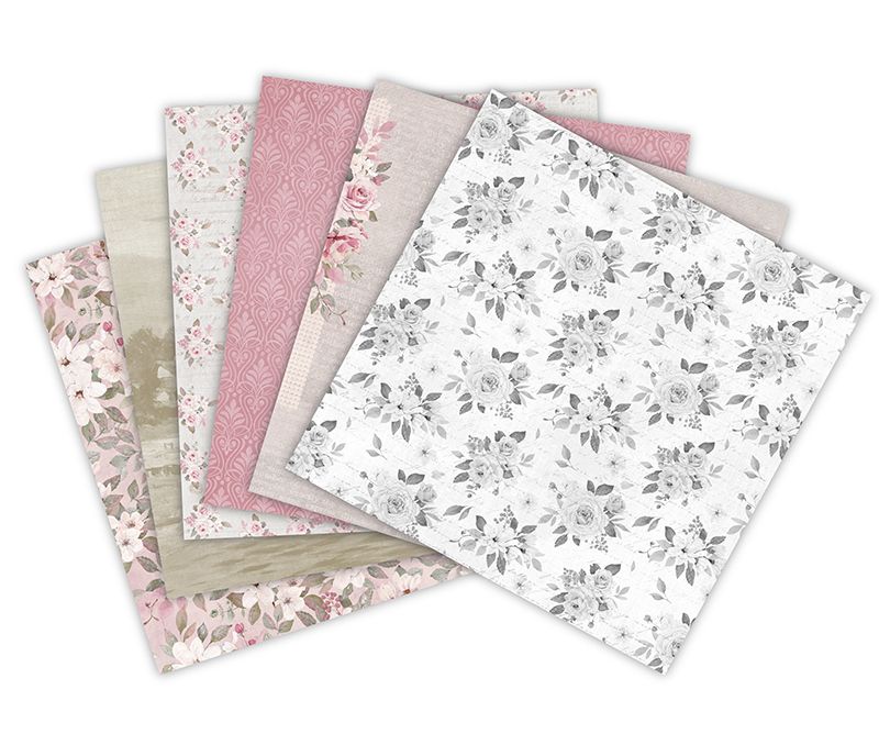 Handcrafted scrapbook planner material 6-inch pattern paper background paper ZYS210405 Application Scenario