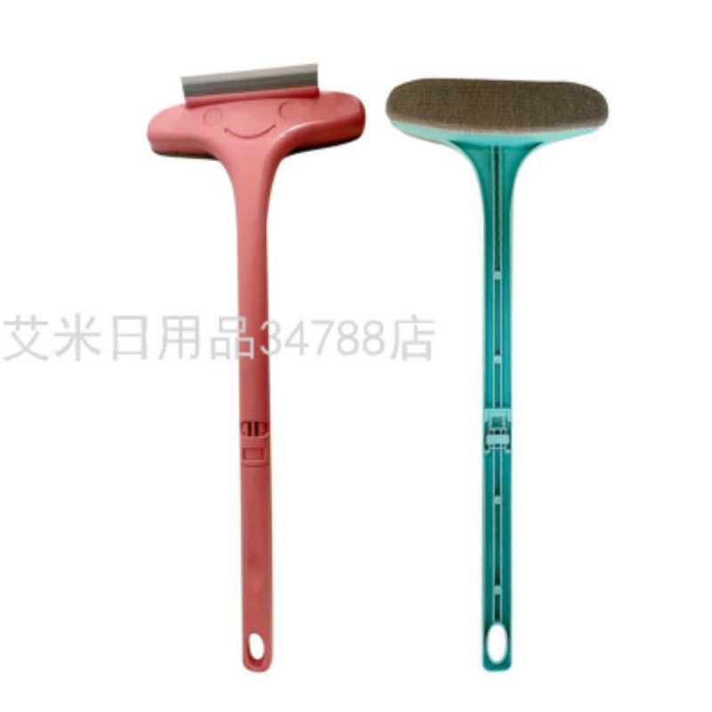 Non-disassembling window screen brush Scraping glass window screen 2-in-1 cleaning tool Household multi-purpose window cleaning brush