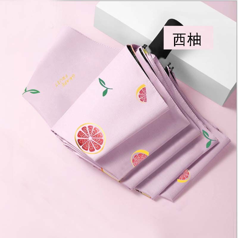Yiwu Good Goods Fun Fruit Umbrella, Folding umbrella, Sun umbrella 9819 inside Application Scenario