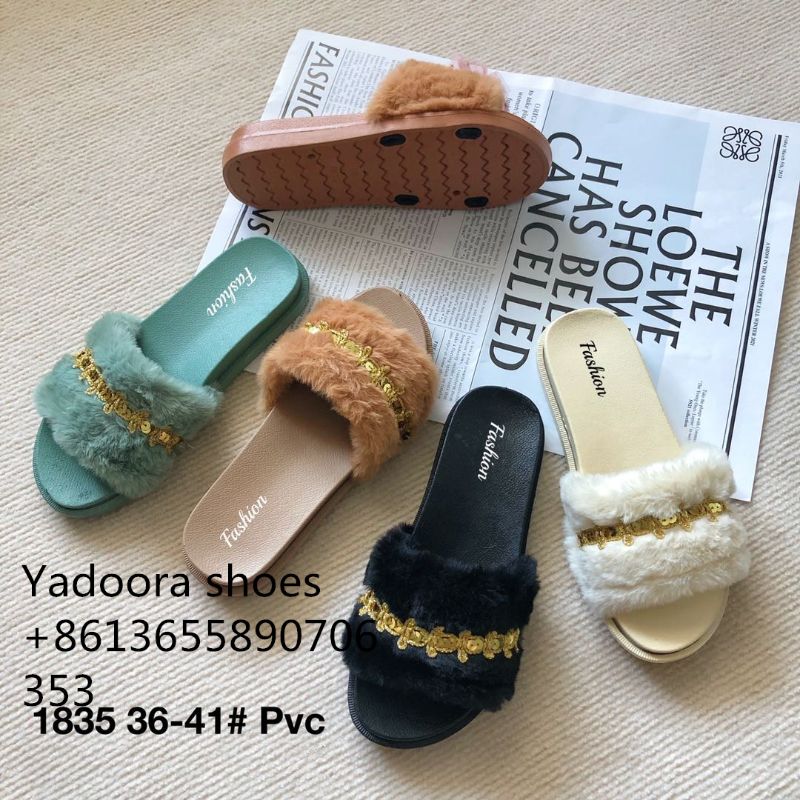 New women's woolen slippers for summer