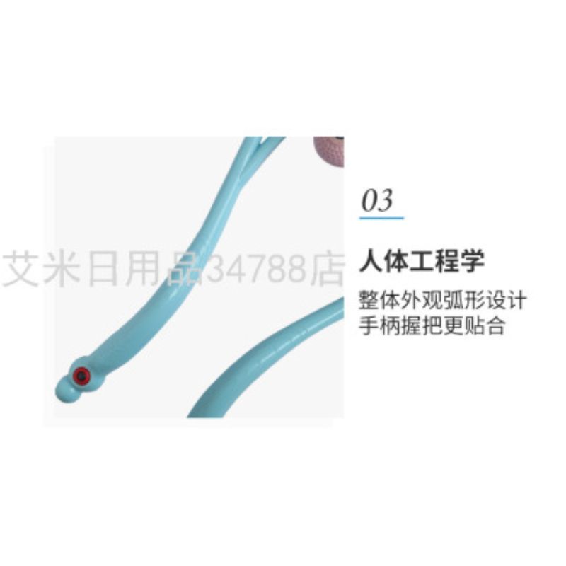 手动颈椎按摩器双排双球颈部按摩器家用手持式滚动揉捏颈夹器