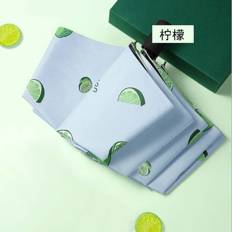 Yiwu Good Goods Fun Fruit Umbrella, Folding umbrella, Sun umbrella 9819 inside