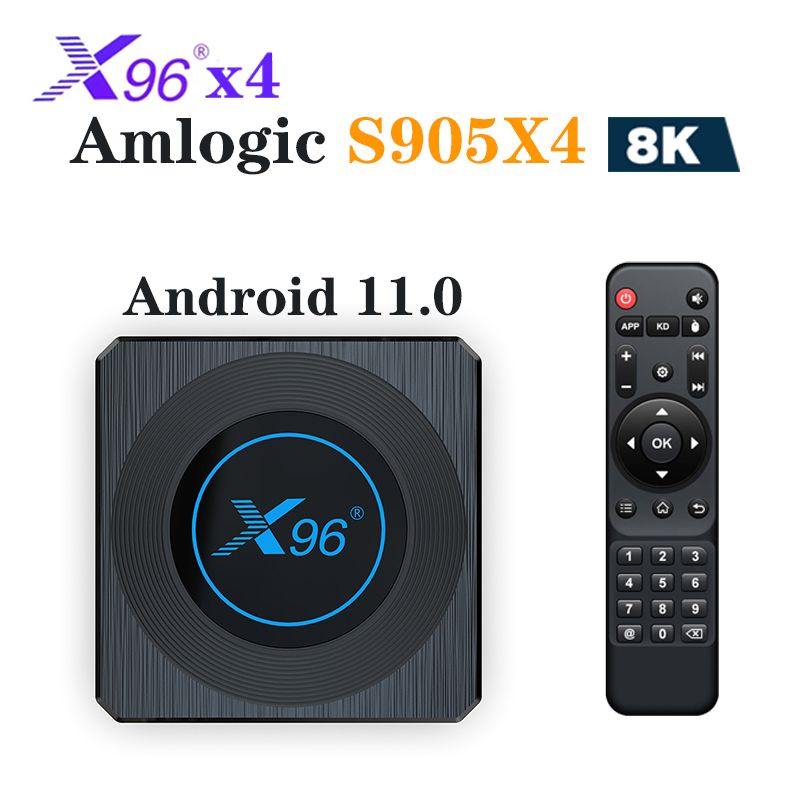 X96 X4 new tv box Amlogic S905X4 Android 11.0 8Kbluetooth TV SET TOP BOX
