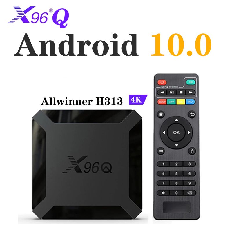 X96Q tv box AllwinnerH313 Android 10 tv set top box 4K tv box