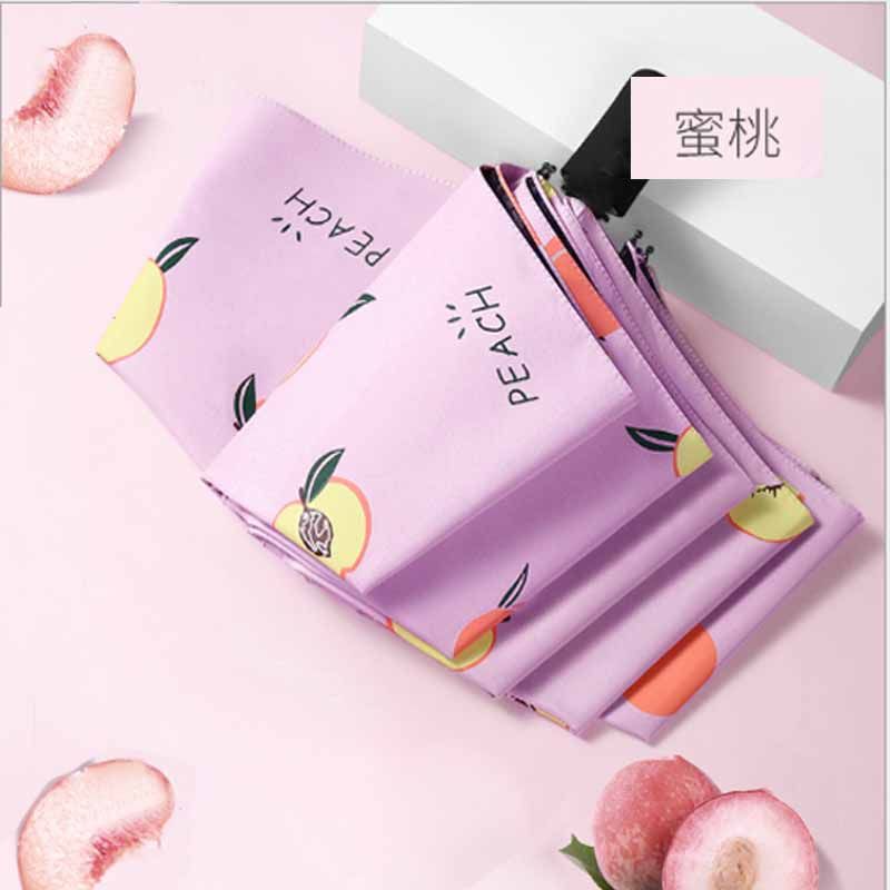 Yiwu Good Goods Fun Fruit Umbrella, Folding umbrella, Sun umbrella 9819 inside details Picture