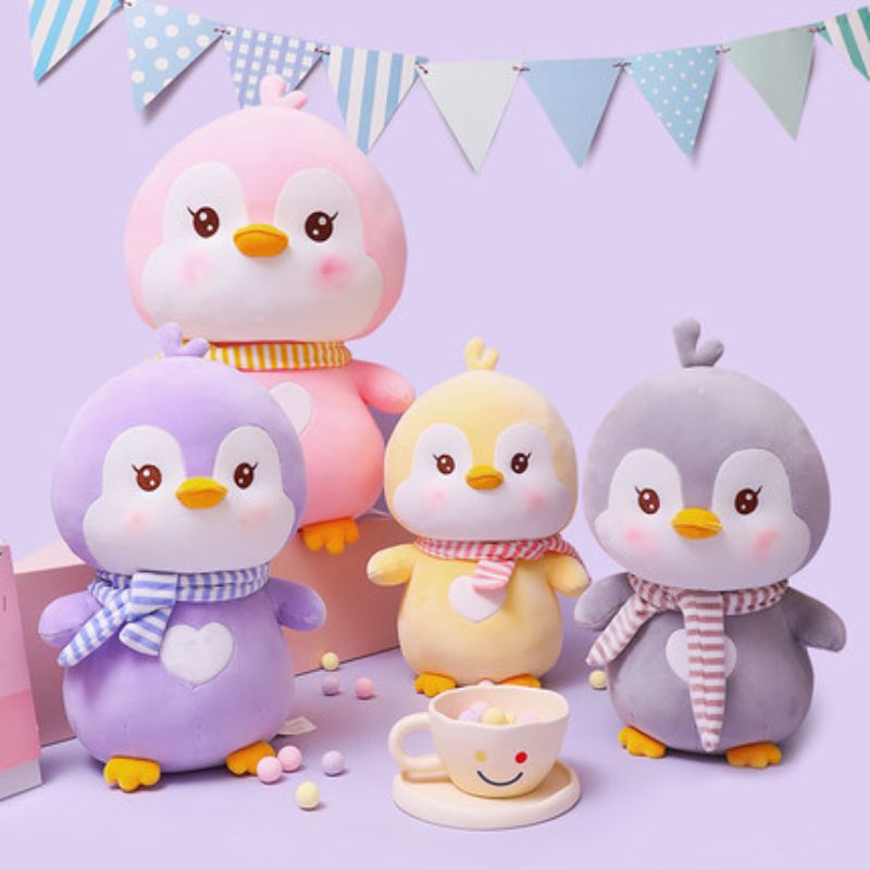 Cute penguin plush toys, baby soothing dolls, cloth dolls, sleeping pillows, birthday gifts for children and girls Specification image