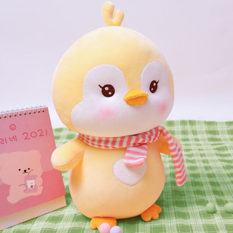 Cute penguin plush toys, baby soothing dolls, cloth dolls, sleeping pillows, birthday gifts for children and girls details Picture