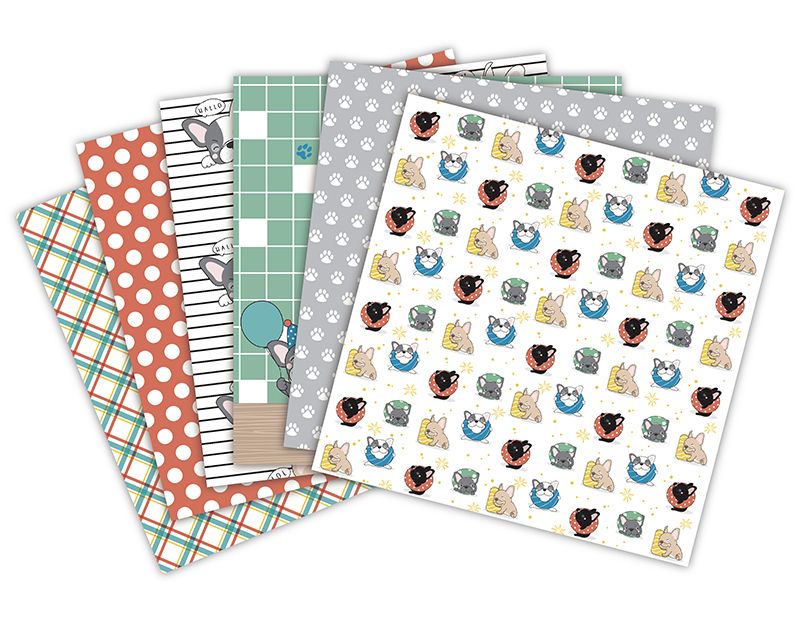 DIY handmade scrapbook planner materials: 6-inch patterned paper background paper, 24 sheets ZYS210502 Application Scenario