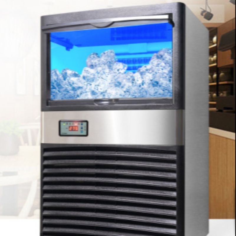 Commercial fully automatic cube ice maker for milk tea shops details Picture
