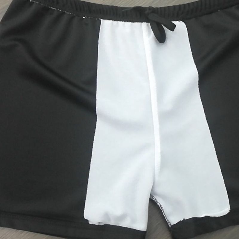Swim Trunks Male Adult Loose Square Angle Anti-Embarrassment Swimsuit Hot Spring Men's Shorts Beach Pants Set 2 Specification drawing