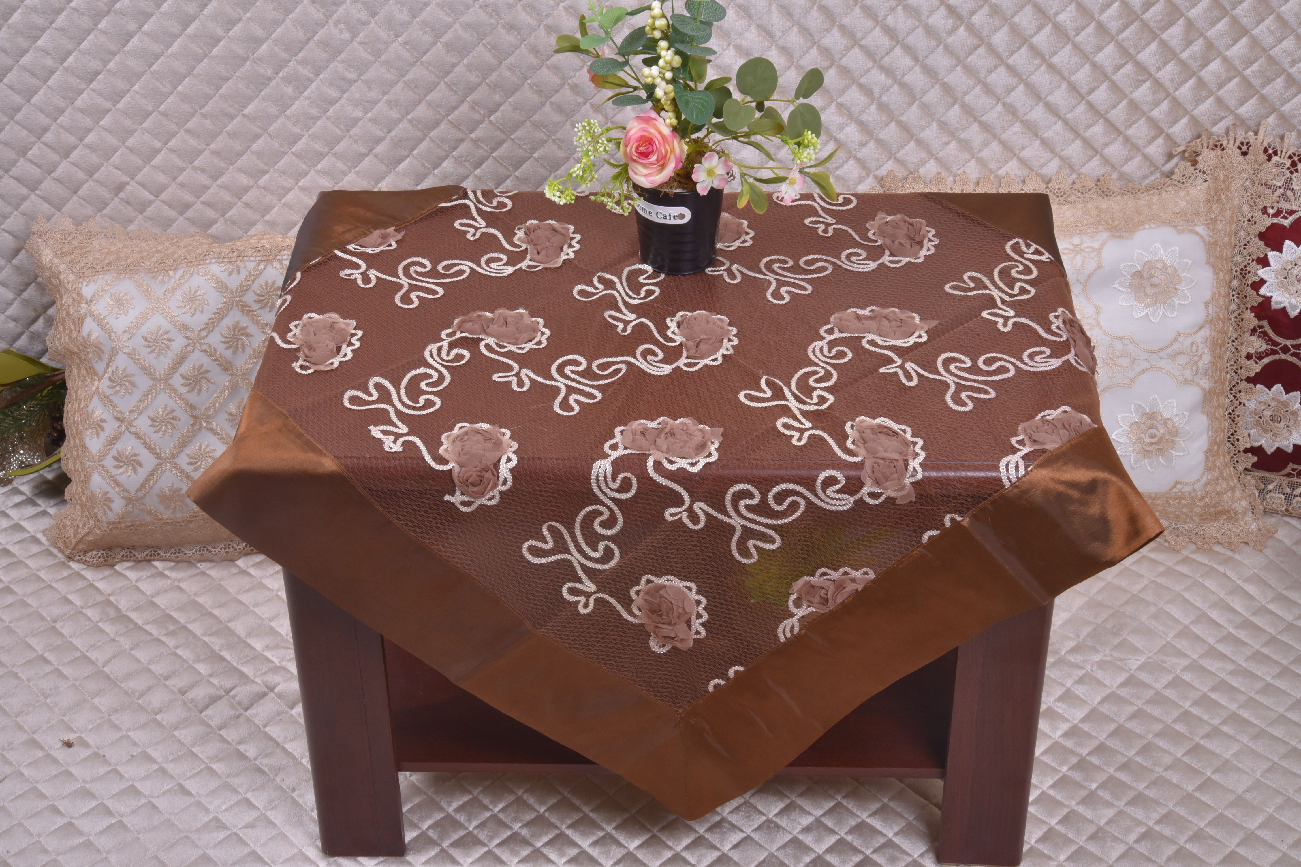 经典款桌旗桌布85*85cm