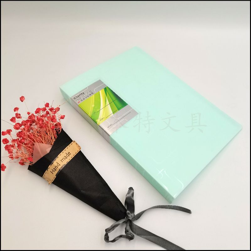 New circular pattern A500 page information book, office ticket storage book, factory direct sales, document classification book, insert book Application Scenario