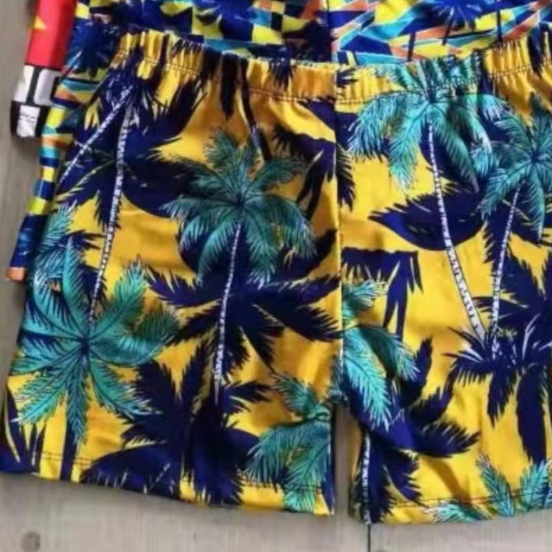 Swim Trunks Male Adult Loose Square Angle Anti-Embarrassment Swimsuit Hot Spring Men's Shorts Beach Pants Full Set 1 Specification drawing