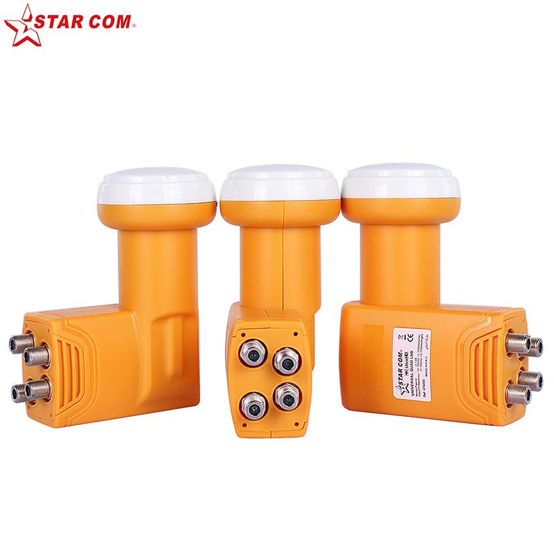 Digital HD Ready High Gain Dual Polarity Ku Universal LNB Quad output LNBF