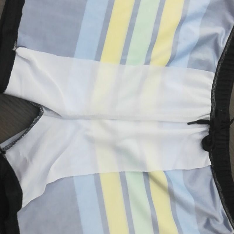 Swim Trunks Male Adult Loose Square Angle Anti-Embarrassment Swimsuit Hot Spring Men's Shorts Beach Pants Set 3 details Picture