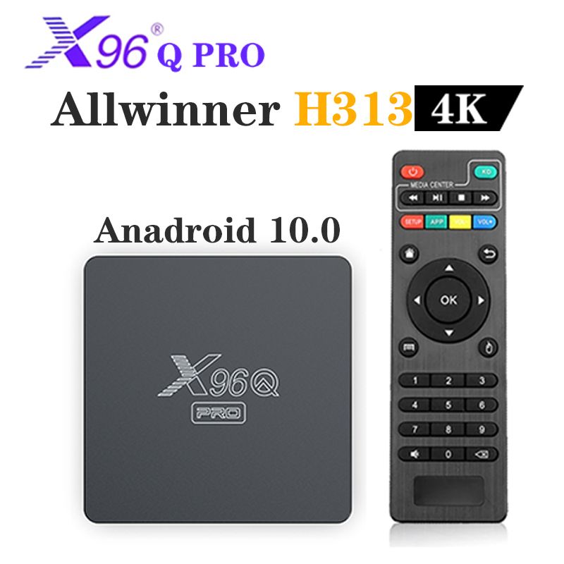 X96Q PRO tv box 4K Android10.0 Allwinner H313 tv set top box thumbnail